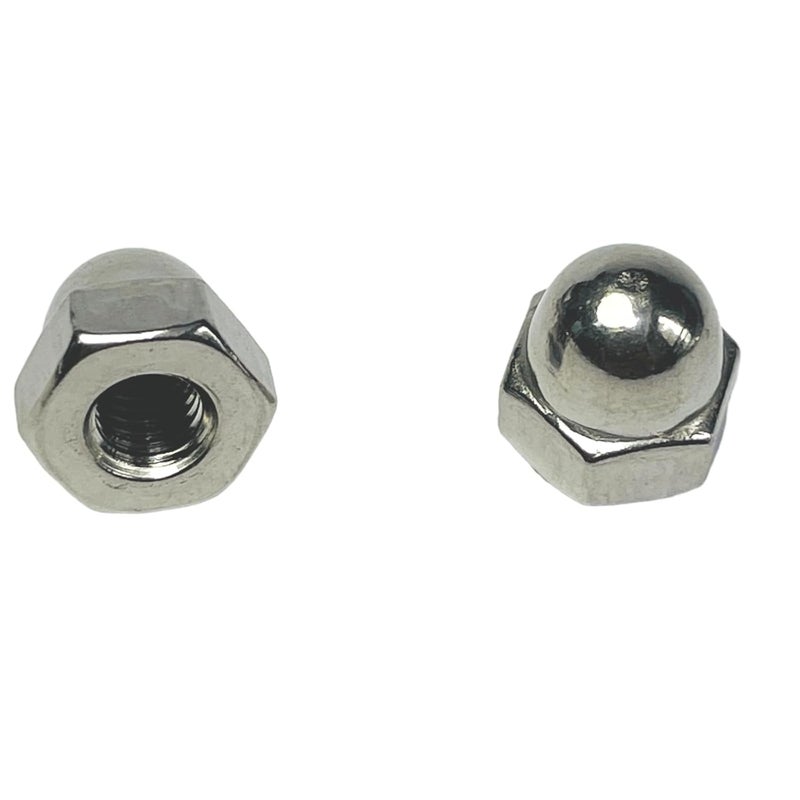 ZDingTech 50pcs #10-24 Acorn Cap Nuts,10-24 Cap Nuts,Acorn Hex Cap Dome Head Nuts,Dome Nuts,304 Stainless Steel Acorn Nuts,Hardware Nuts,18-8,Bright Finish with Open End Wrench - Image 4